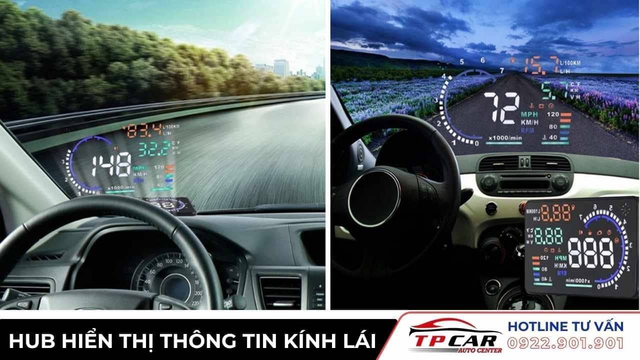 Lắp HUD Hiển Thị Thông Tin Trên Kính Lái