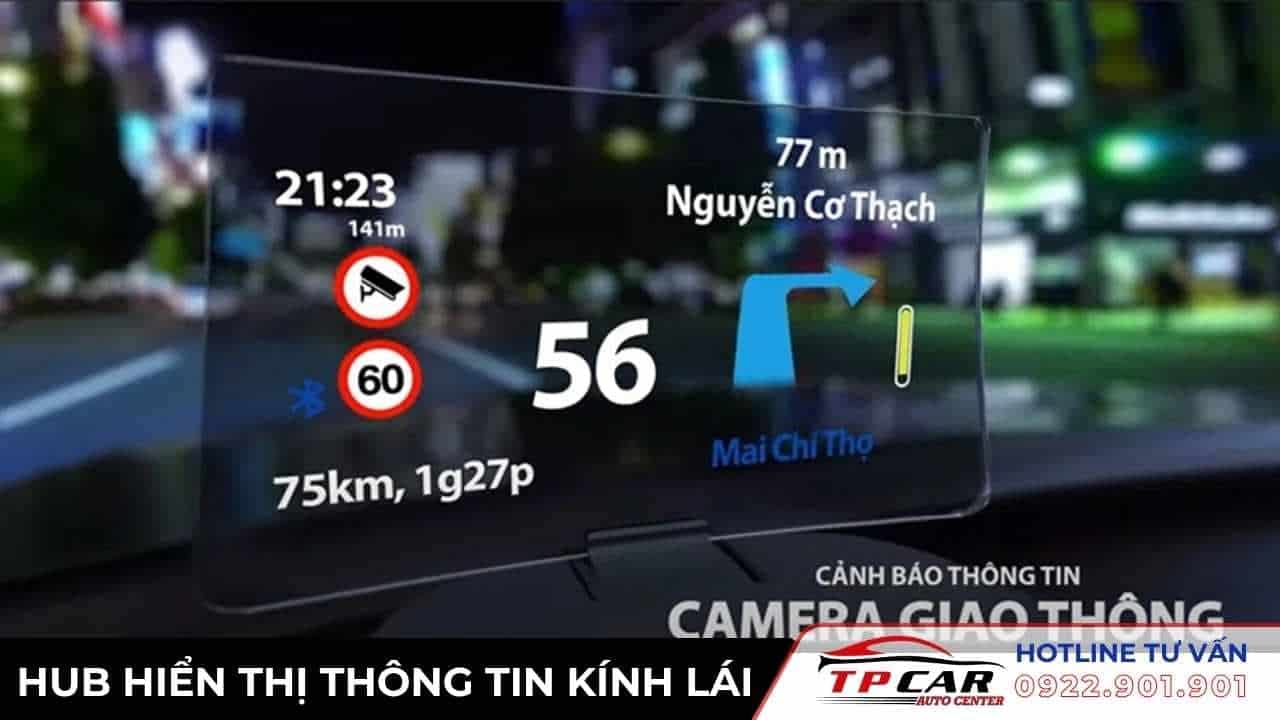 Lắp HUD Hiển Thị Thông Tin Trên Kính Lái