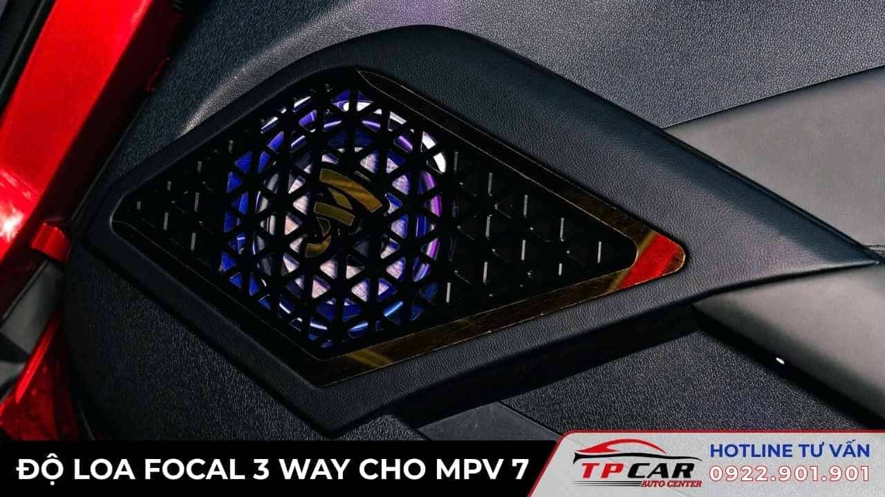 Độ Loa Focal 3 Way Cho MPV 7