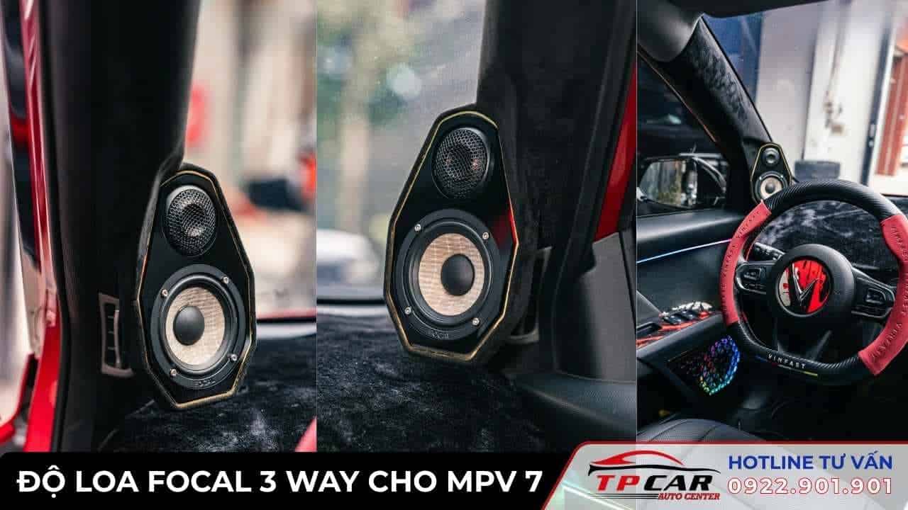 Độ Loa Focal 3 Way Cho MPV 7