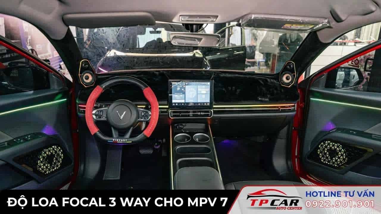 Độ Loa Focal 3 Way Cho MPV 7