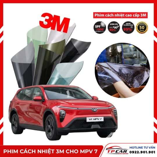 Dán Phim Cách Nhiệt 3M Cho MPV 7