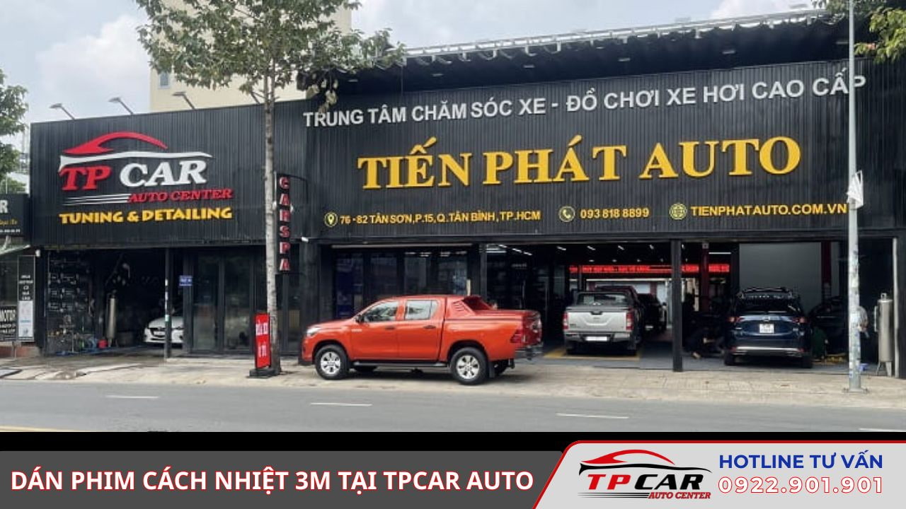 dán phim cách nhiệt chính hãng tại tpcar auto