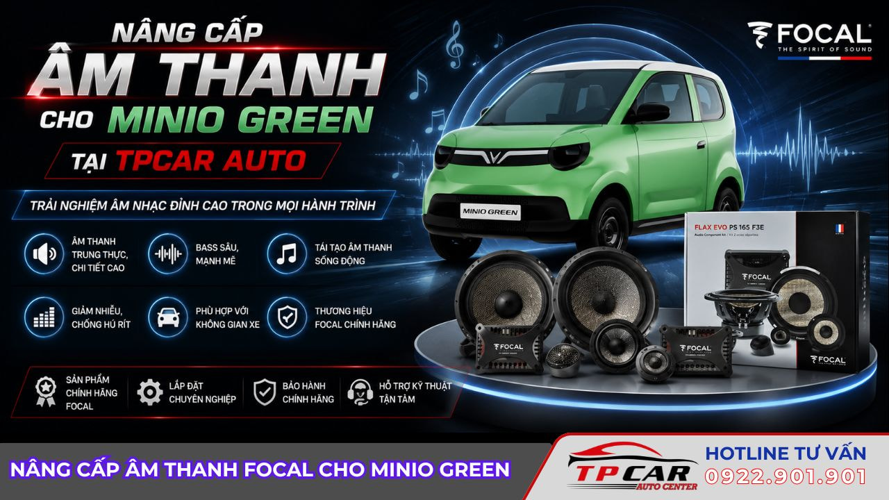 độ loa cho minio green