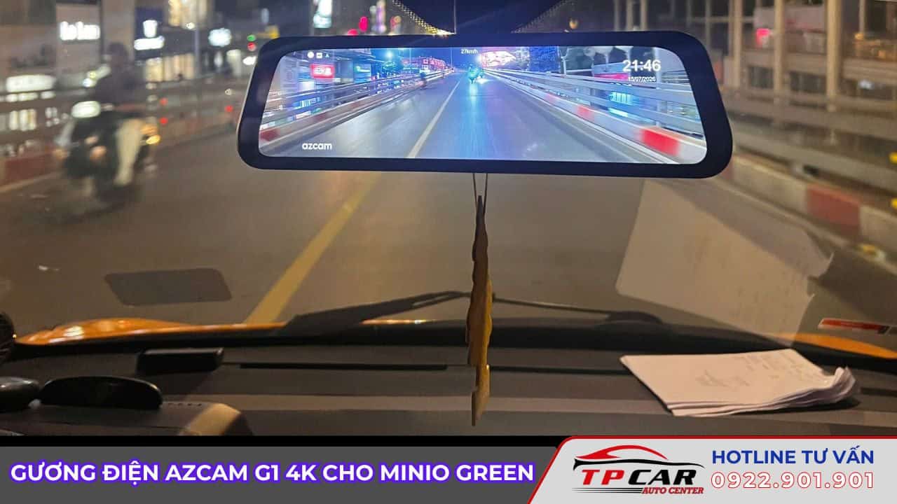 nâng cấp gương điện tử cho minio green