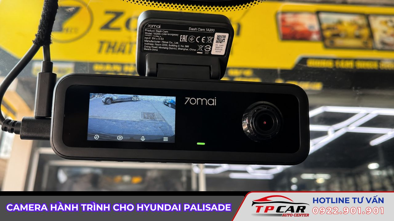 camera hành trình cho hyundai palisade 2026