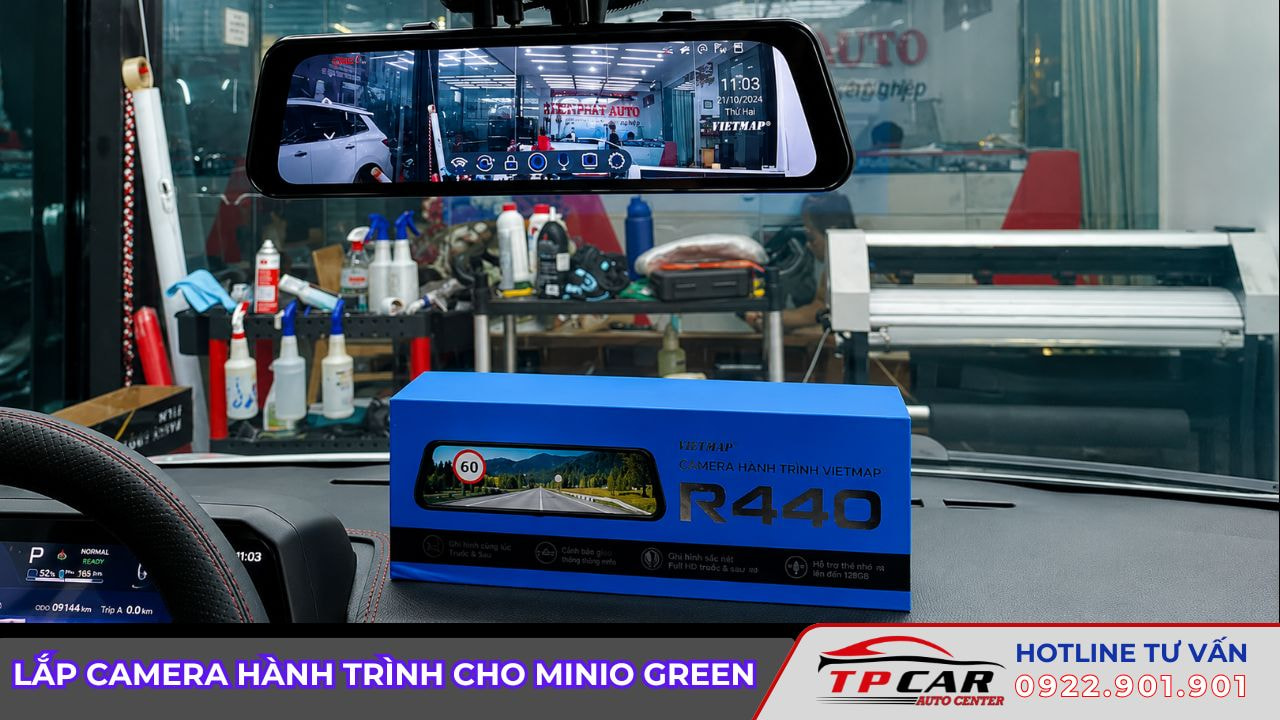 camera hành trình cho minio green