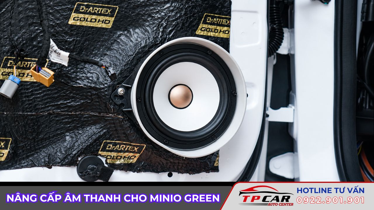 độ loa cho minio green