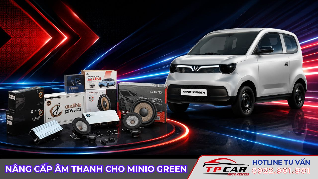 độ loa cho minio green