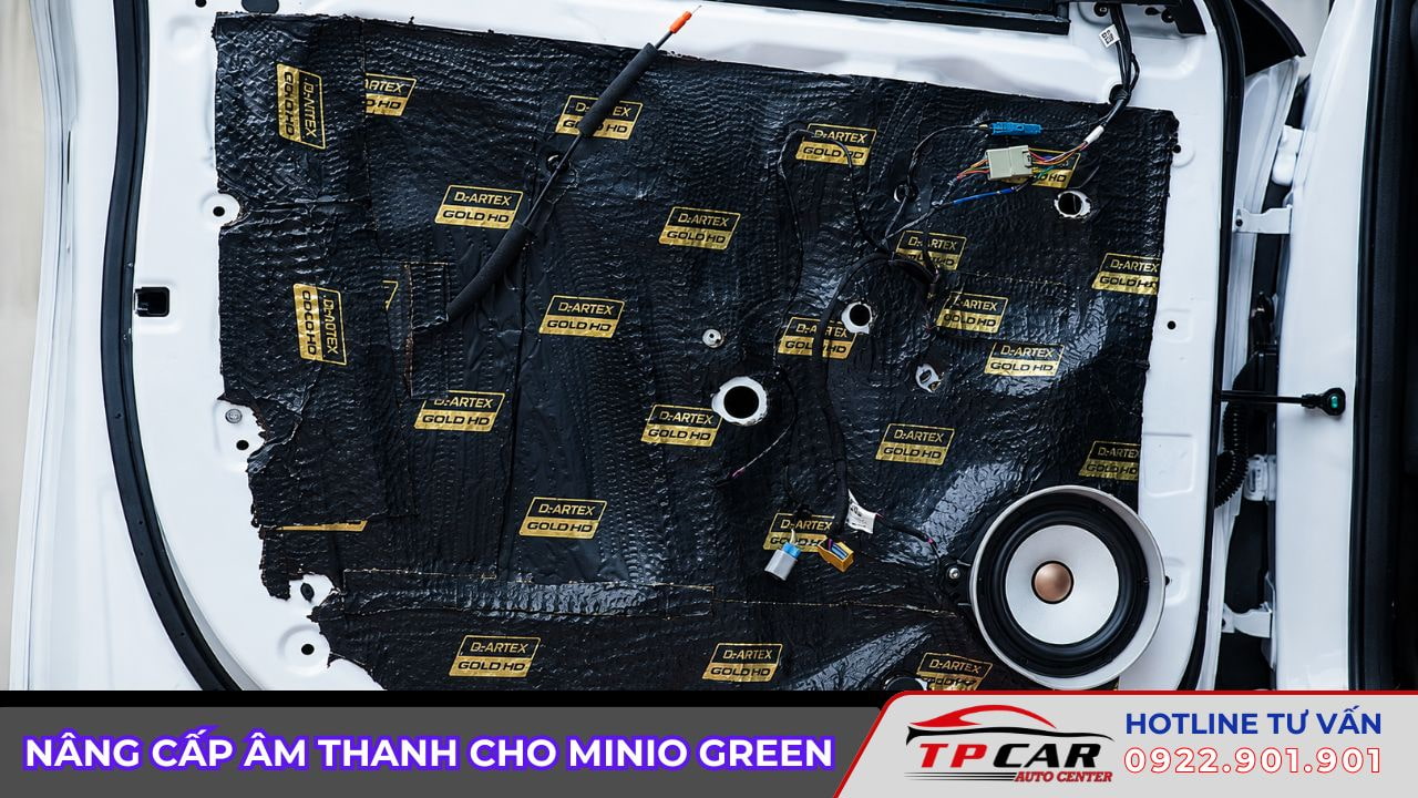 độ loa cho minio green