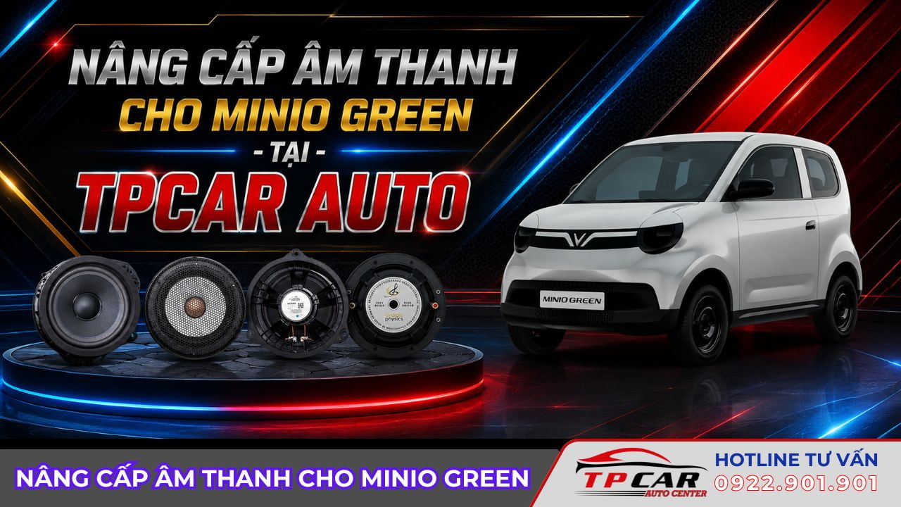 độ loa cho minio green