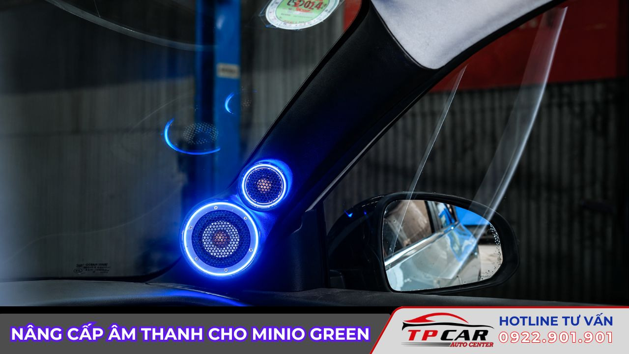 độ loa cho minio green