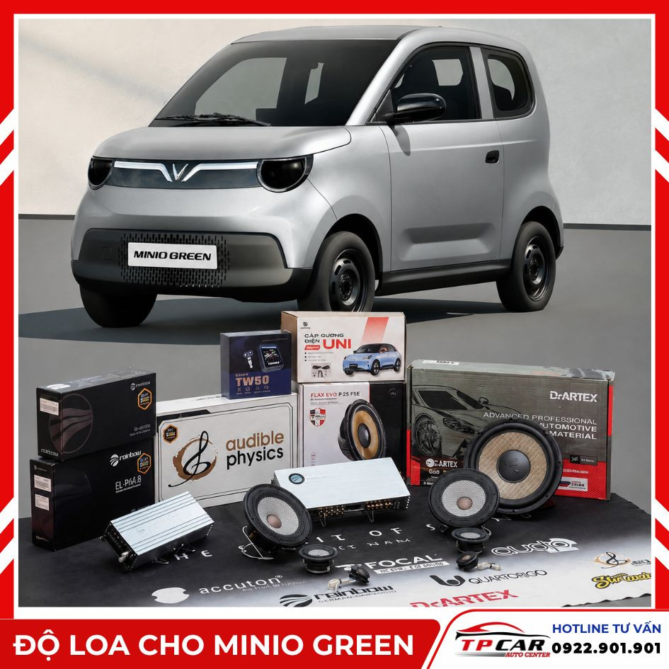 độ loa cho minio green