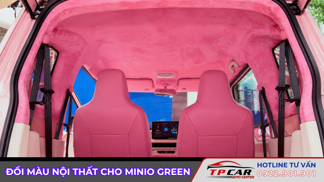 đổi màu nội thất cho minio green