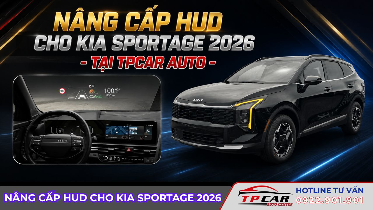 nâng cấp HUD cho kia sportage 2026