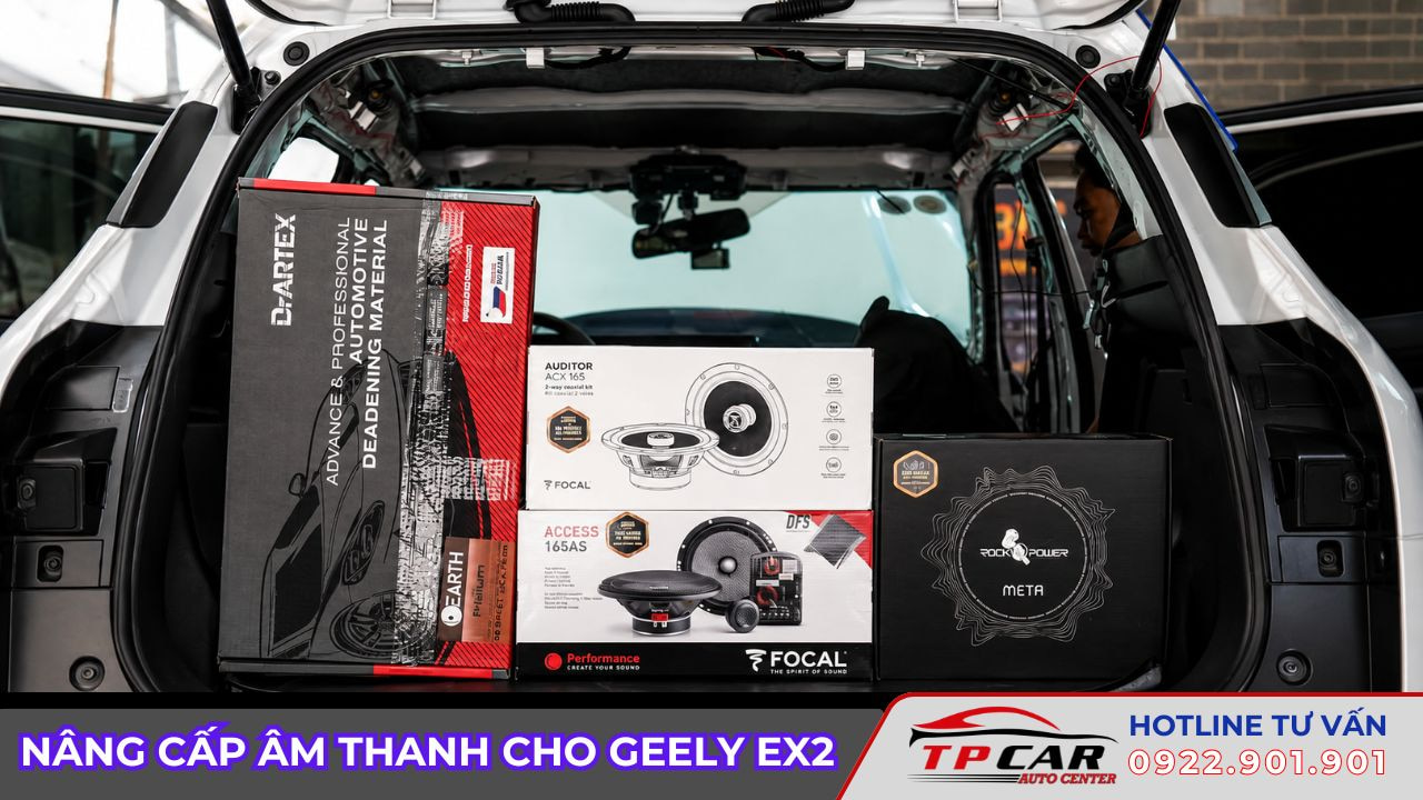 nâng cấp âm thanh cho geely ex2