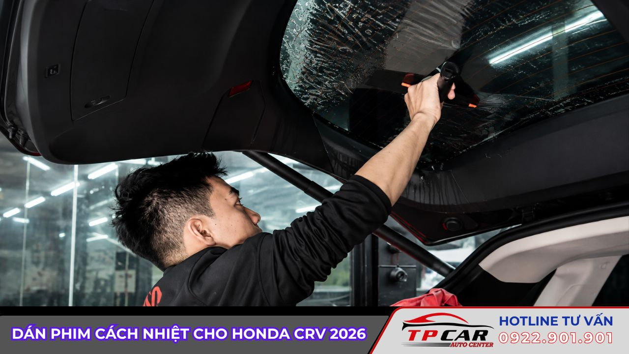 dán phim cách nhiệt cho Honda CRV 2026