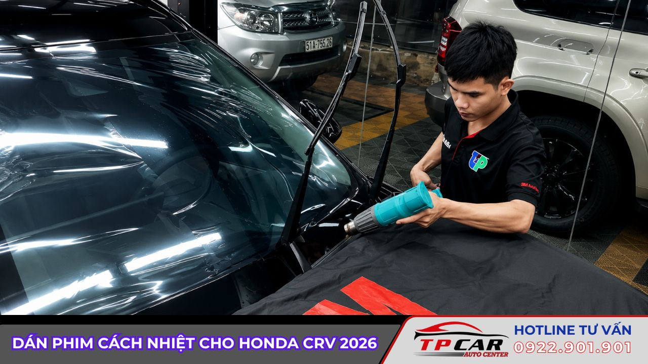 dán phim cách nhiệt cho Honda CRV 2026