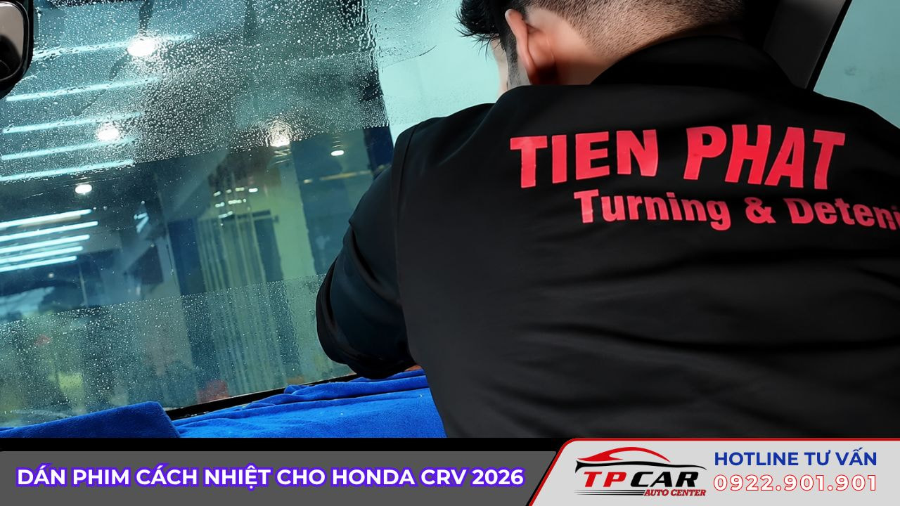 dán phim cách nhiệt cho Honda CRV 2026