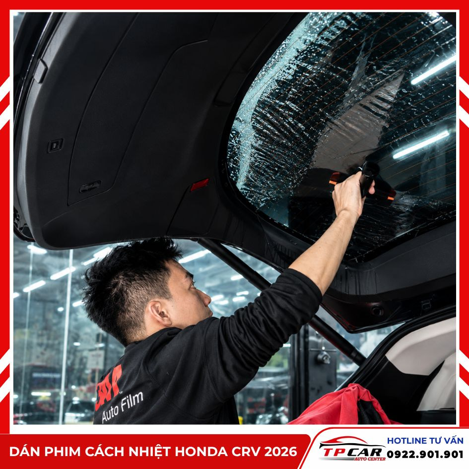 dán phim cách nhiệt cho Honda CRV 2026