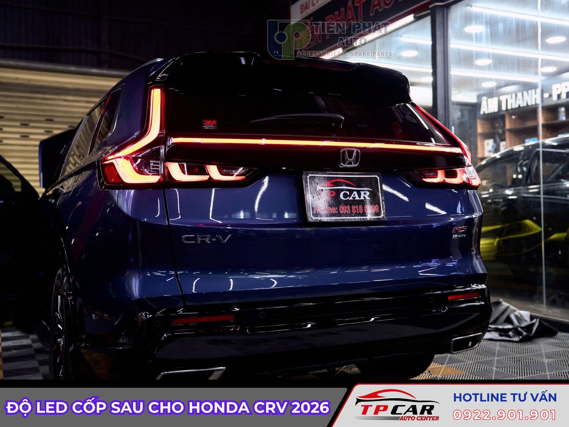 độ led cốp sau cho honda crv 2026
