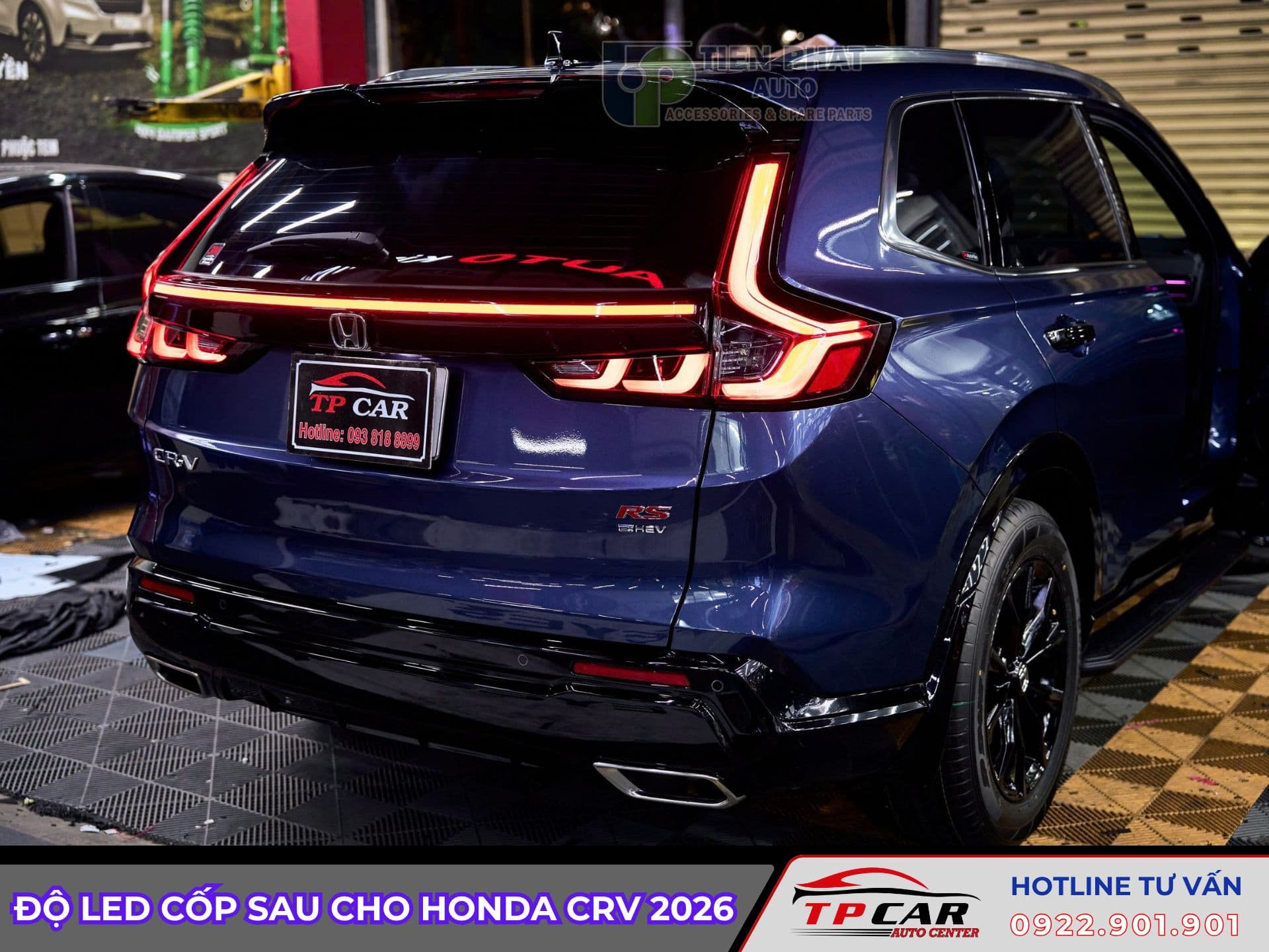 độ led cốp sau cho honda crv 2026