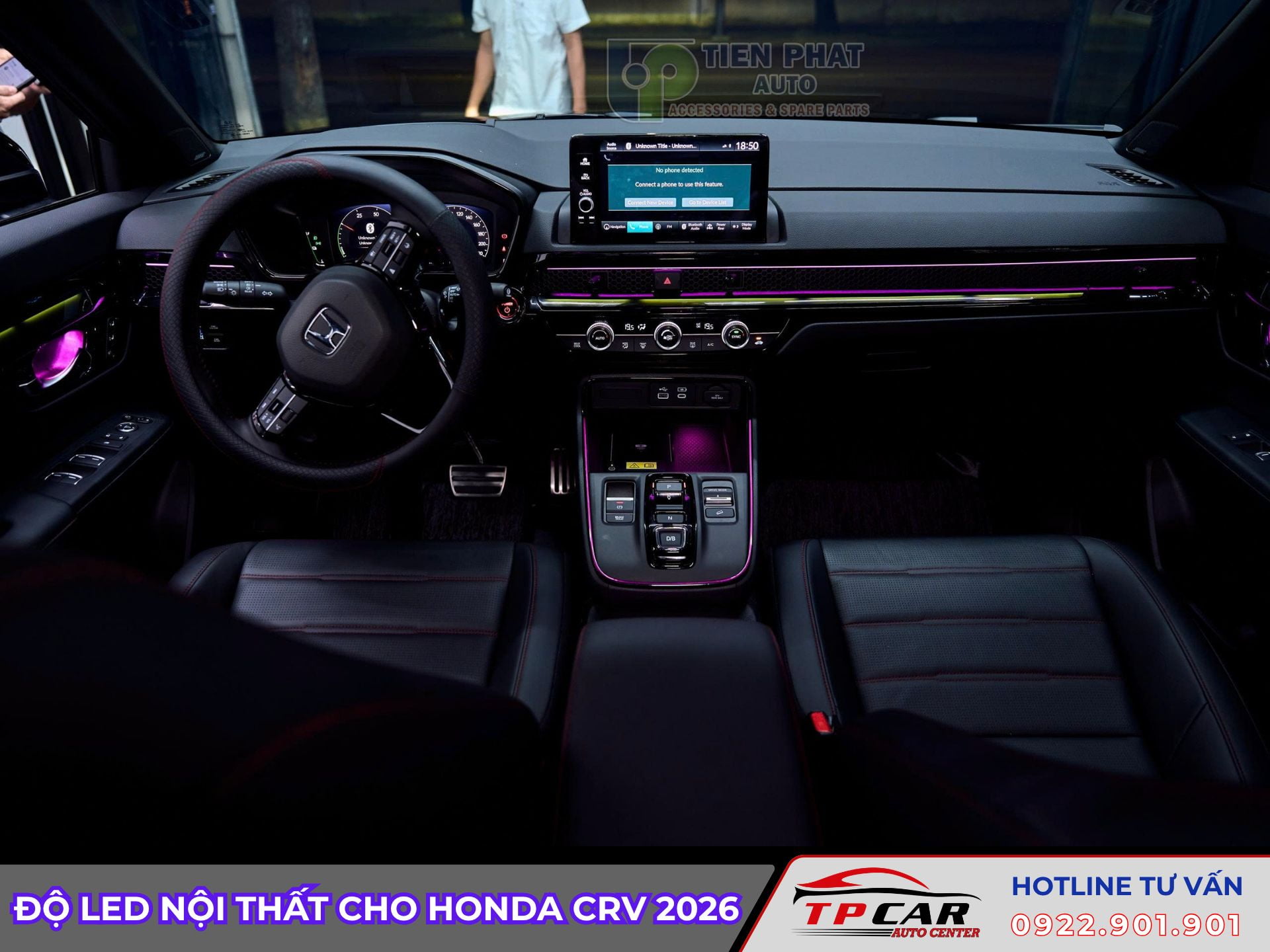 độ led nội thất cho honda crv 2026