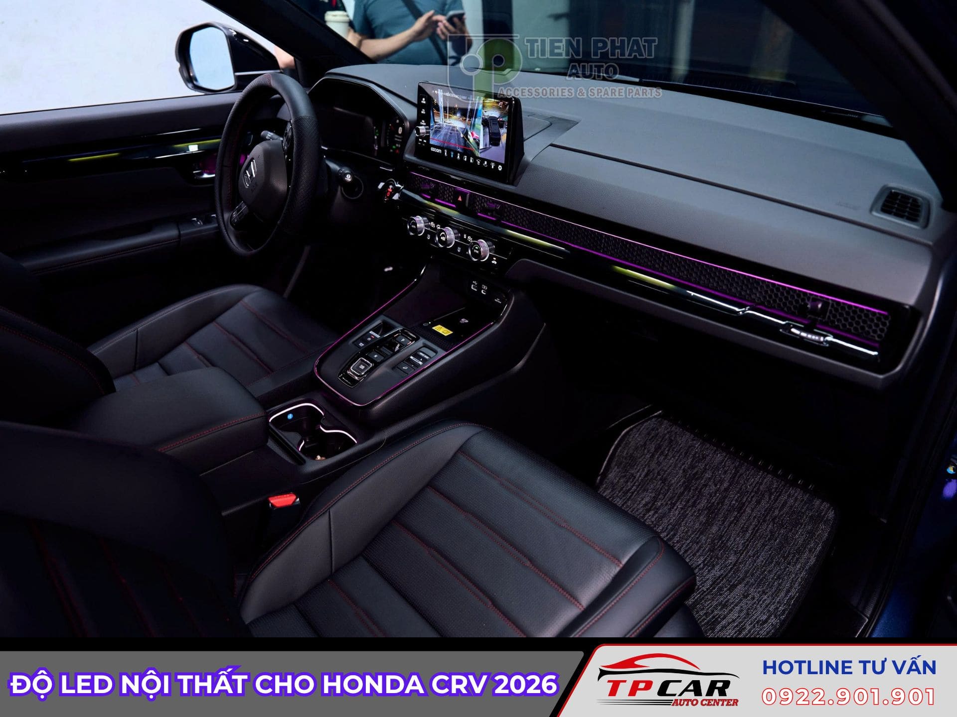 độ led nội thất cho honda crv 2026