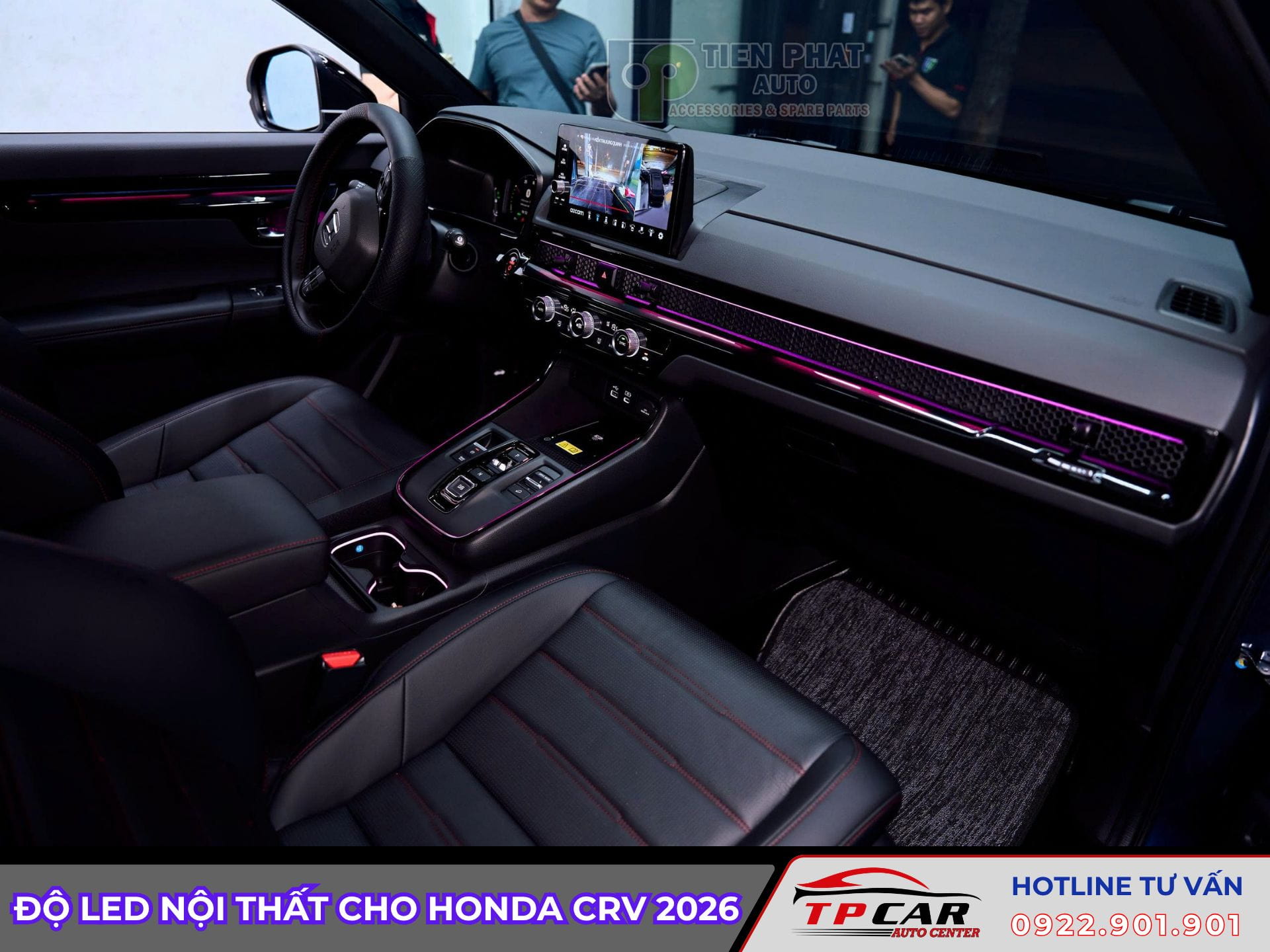 độ led nội thất cho honda crv 2026