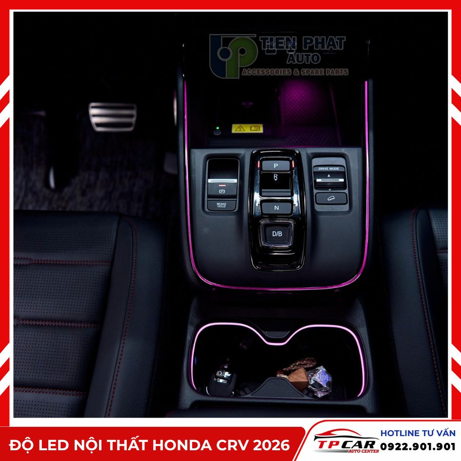 độ led nội thất cho honda crv 2026